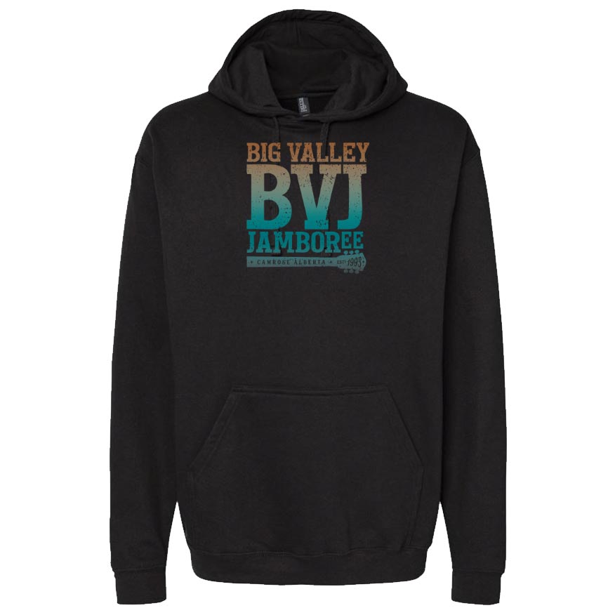 Big Valley Jamboree Unisex Ombre Logo Graphic Hoodie