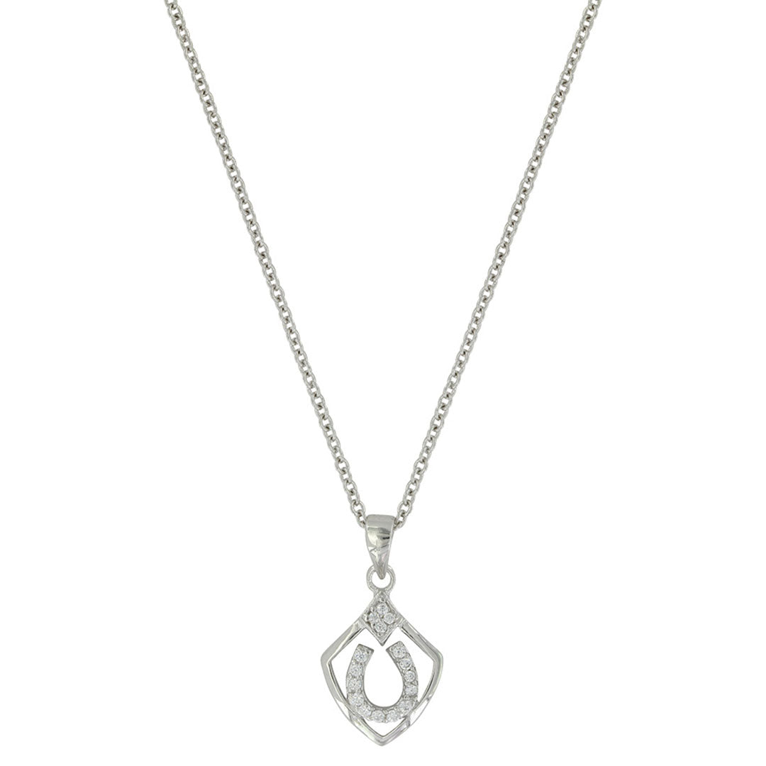 Montana Silversmiths Women's Shielded in Horseshoes Necklace