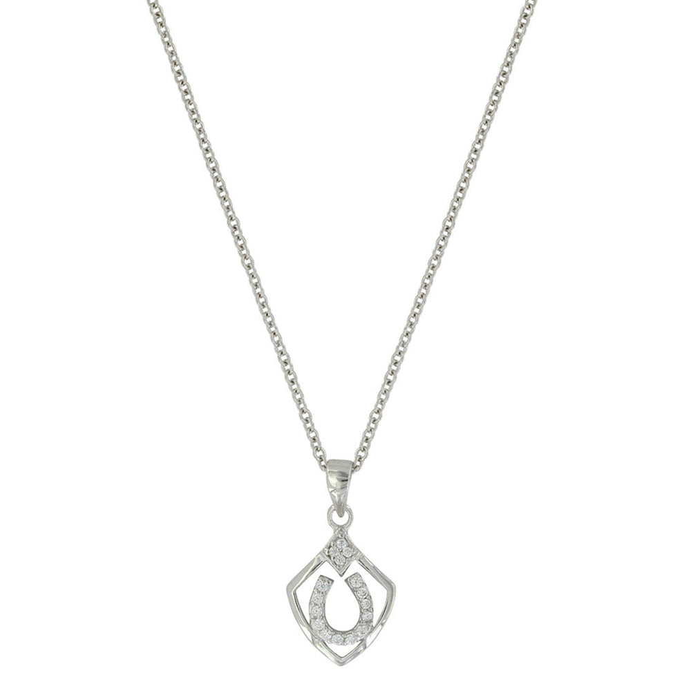 Montana Silversmiths Women's Shielded in Horseshoes Necklace