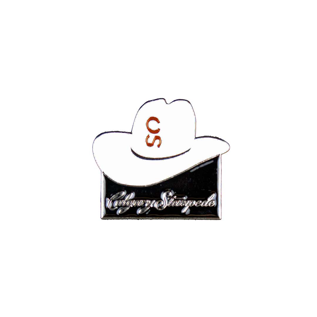 Calgary Stampede White Hat Pin