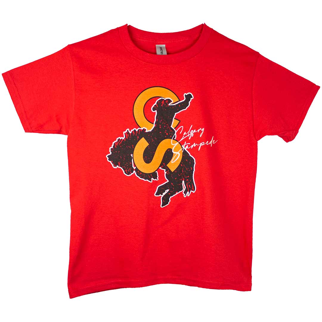 Calgary Stampede Youth Bronc Logo T Shirt