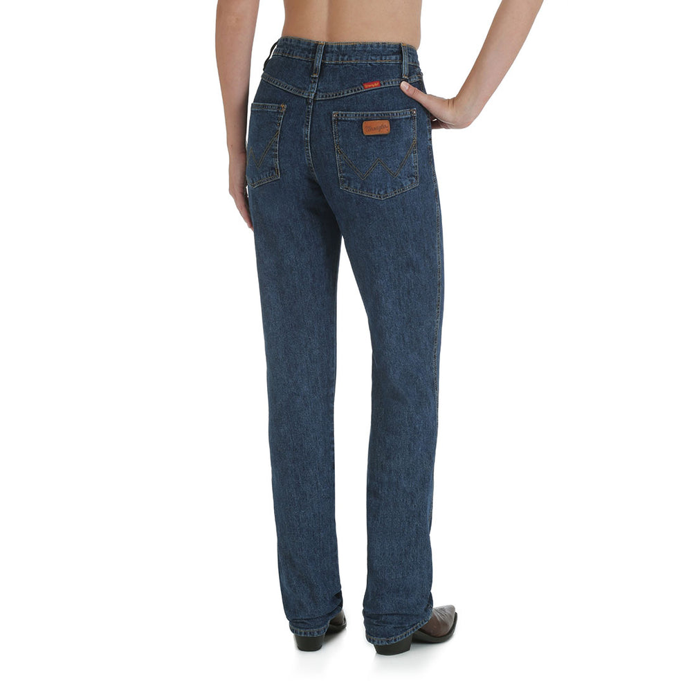 Wrangler Women's Cowboy Cut Prewashed Indigo Slim Fit Jeans
