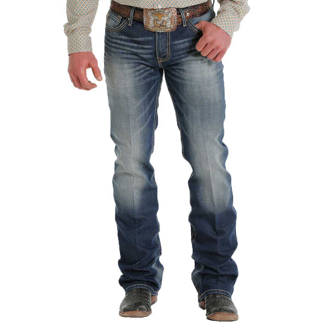 Cinch men's ian mid rise slim cheap fit bootcut jean