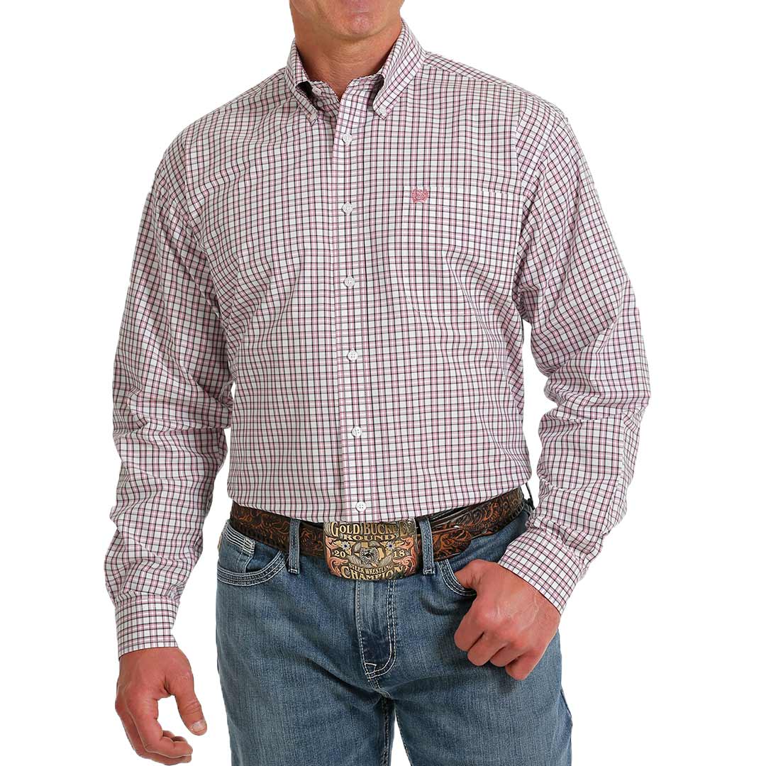 Cinch Men's Plaid Button-Down Shirt