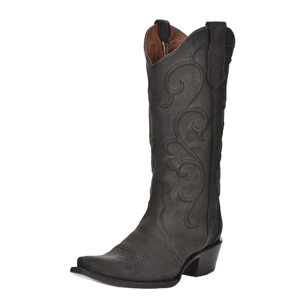 Circle G Women's Embossed Snip Toe Cowgirl Boots