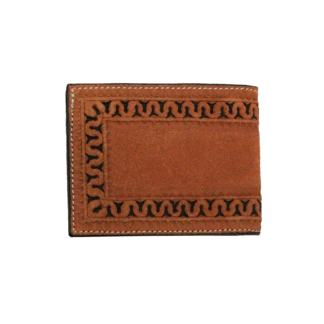 Twisted X Men's Sunburst Rough Leather Bi-Fold Wallet