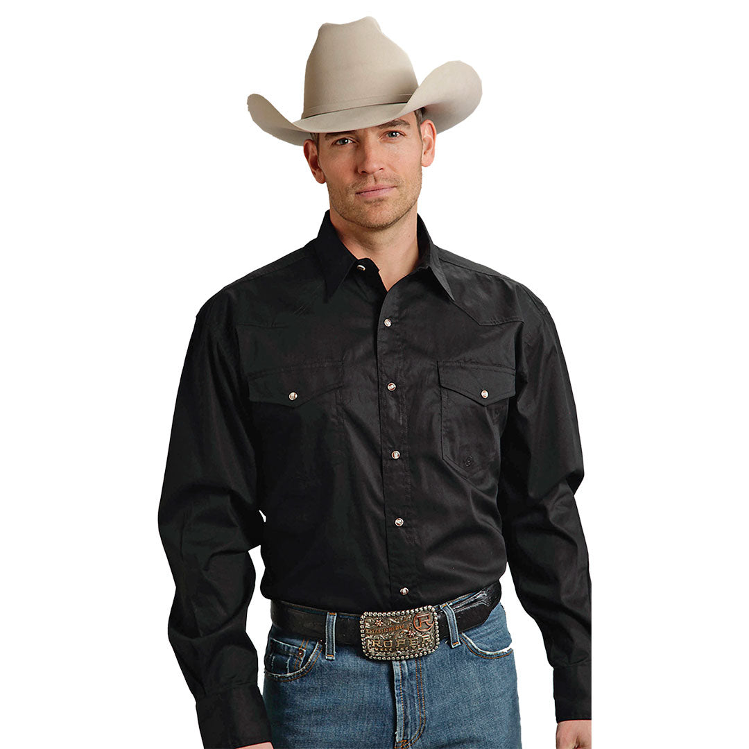 Roper Men's Poplin Western Shirt | Lammle's – Lammle's Western Wear