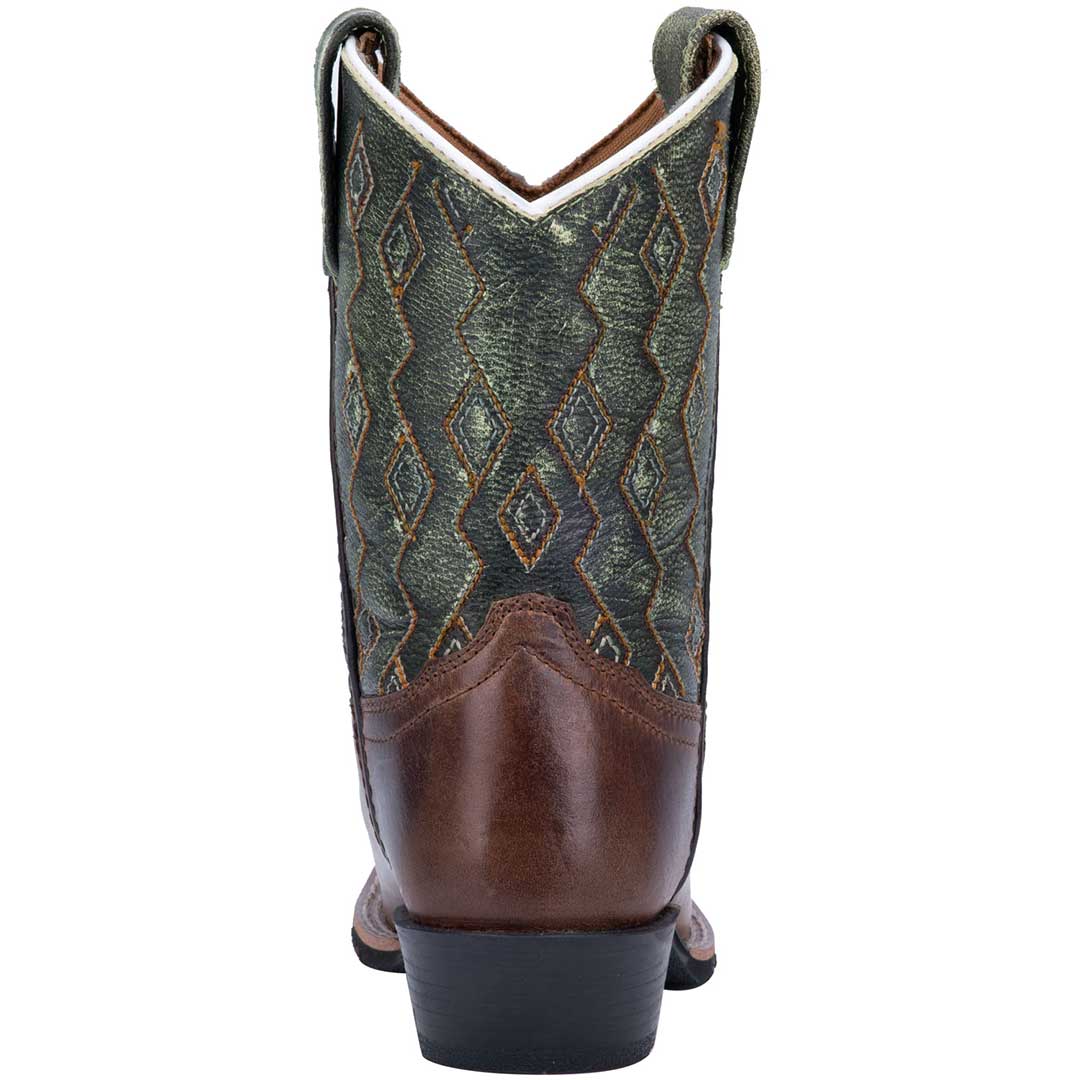 Dan Post Boys' Teddy Square Toe Cowboy Boots