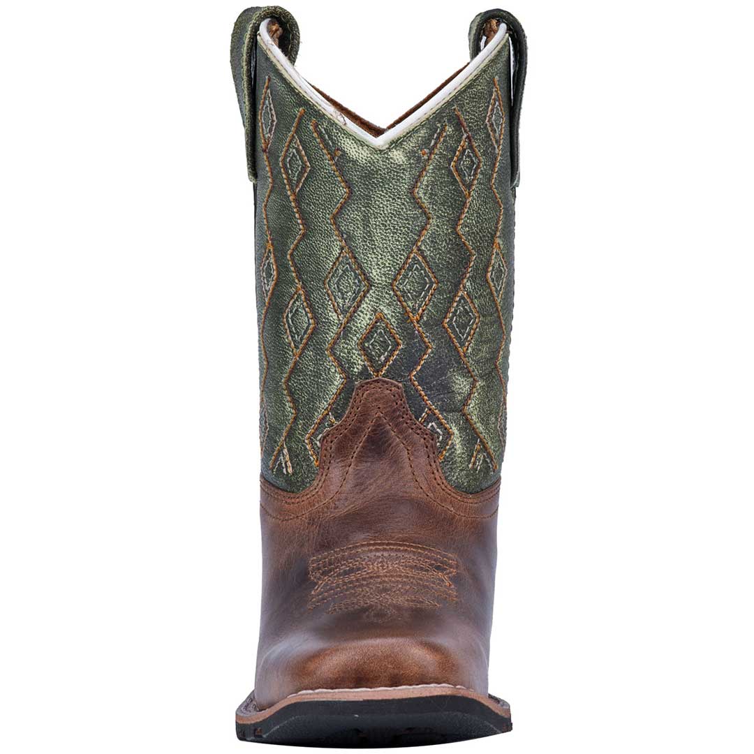 Dan Post Boys' Teddy Square Toe Cowboy Boots