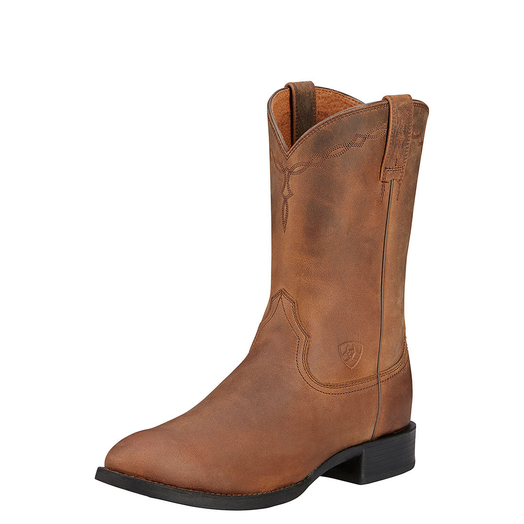 Ariat men's round toe boots hotsell