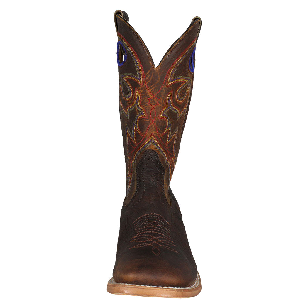 Brown square hotsell toe cowboy boots