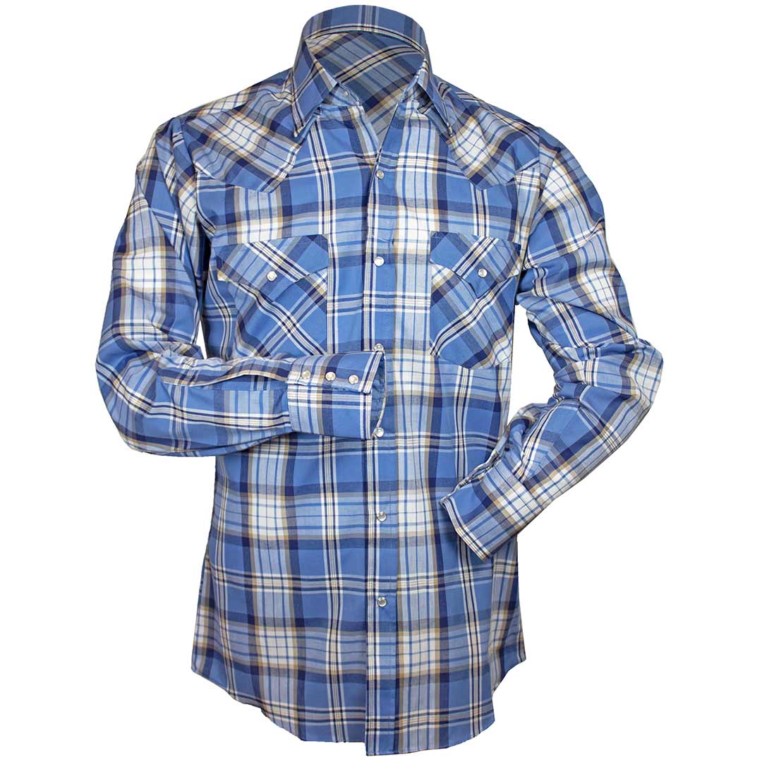 Ely Cattleman Men's Plaid Print Snap Shirt