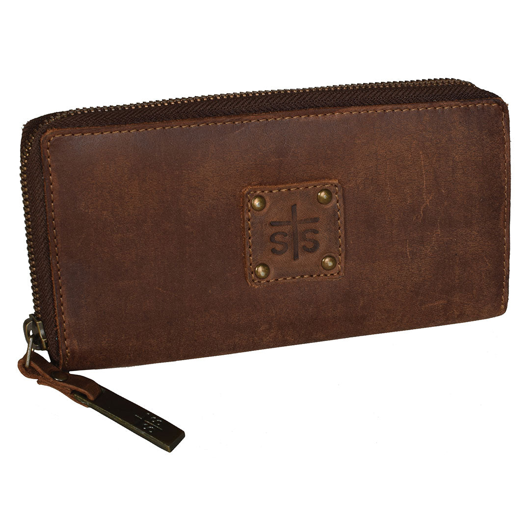 STS Ranchwear Women's Baroness Leather Zip-Around Wallet