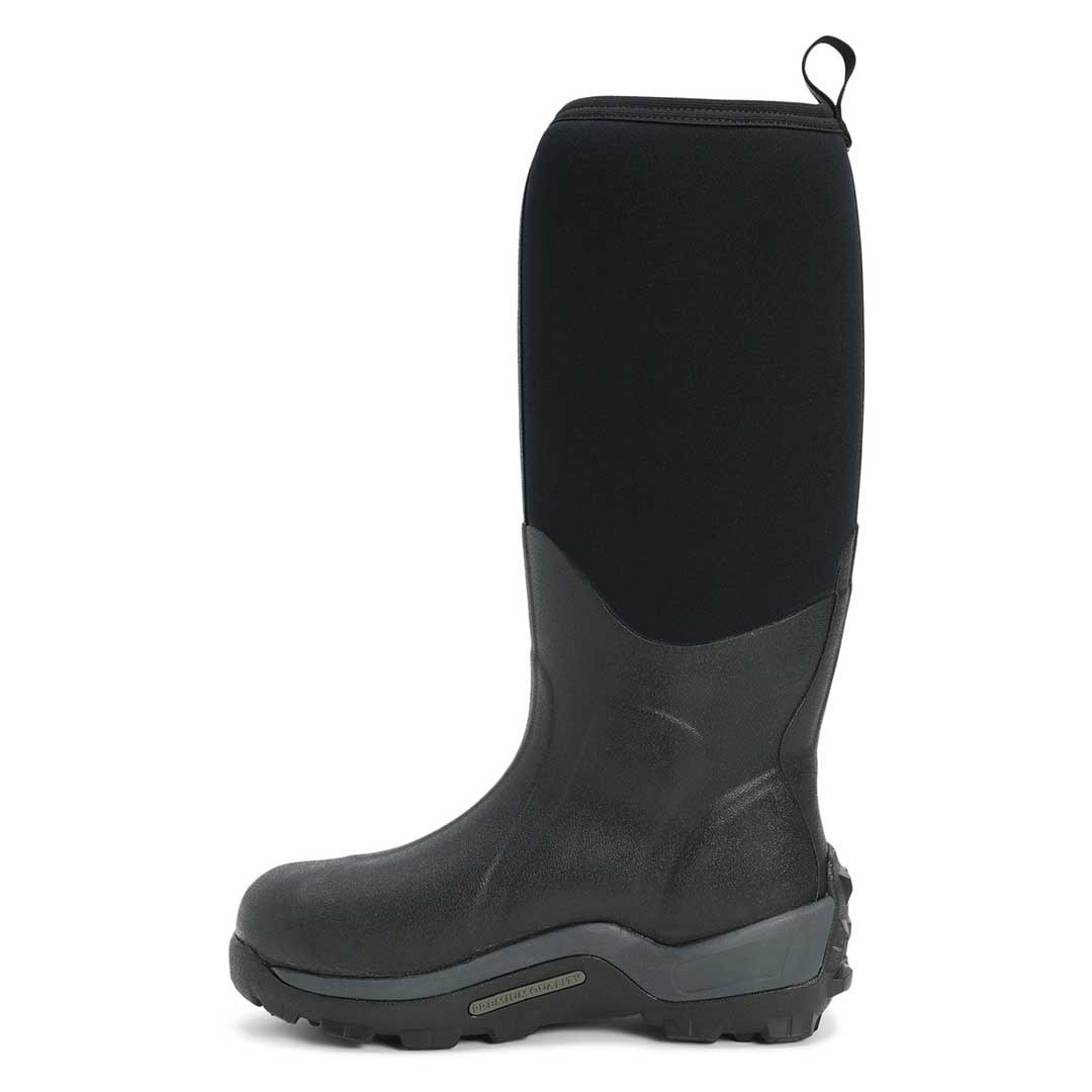 Muck Boot top Co Arctic Sport Black Fleece Lined Waterproof Winter Tall Boot M 7 L 8