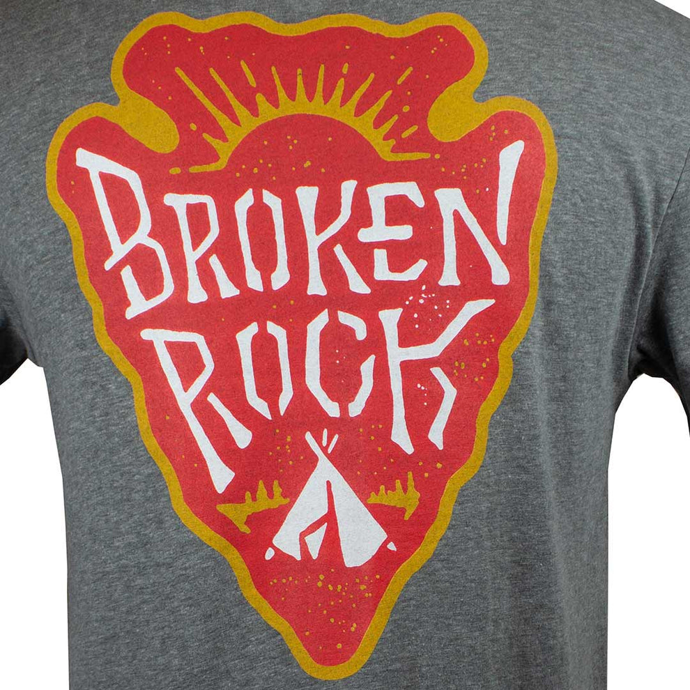 Men's Cracked Design Graphic Tshirt