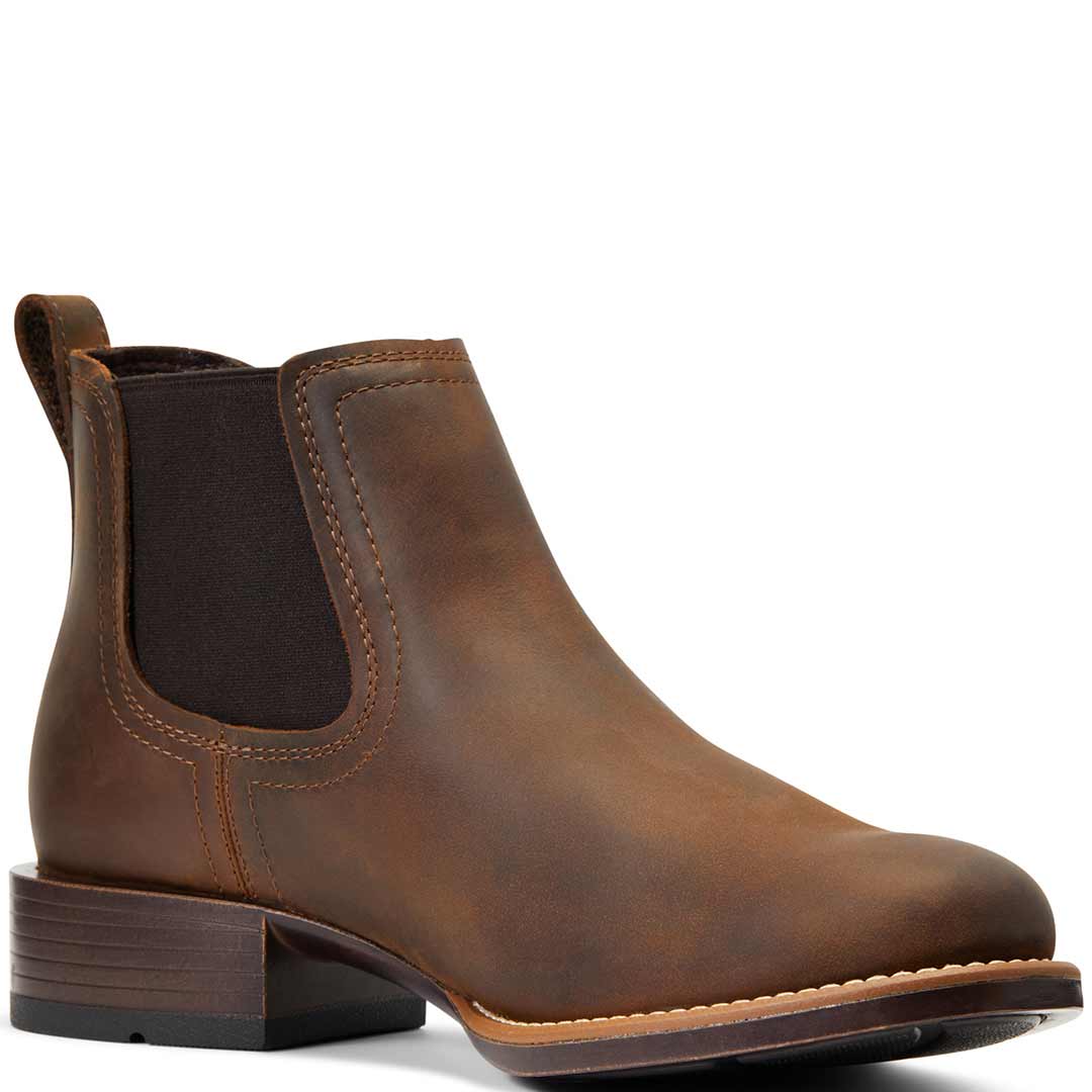 Men's ariat round toe on sale boots