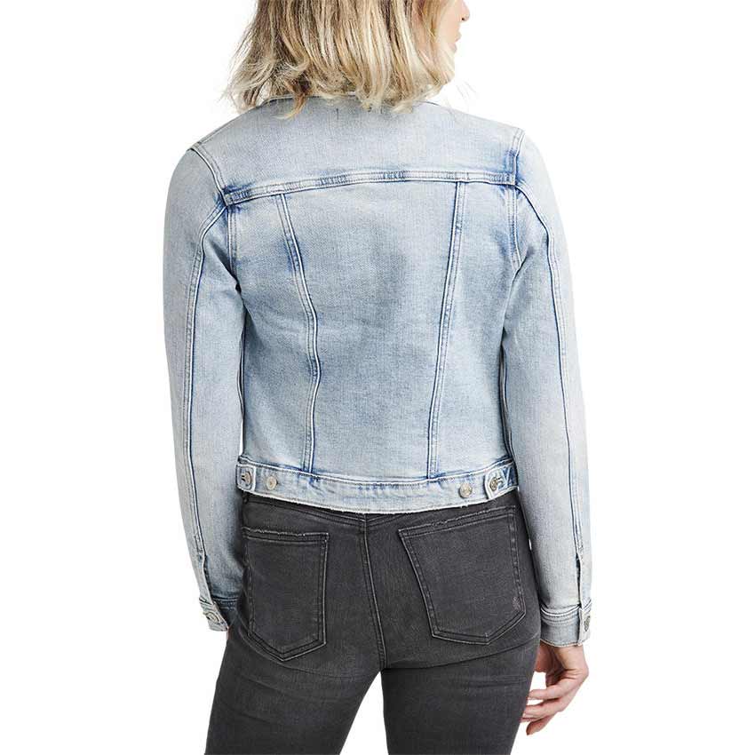 Silver sales jeans jacket