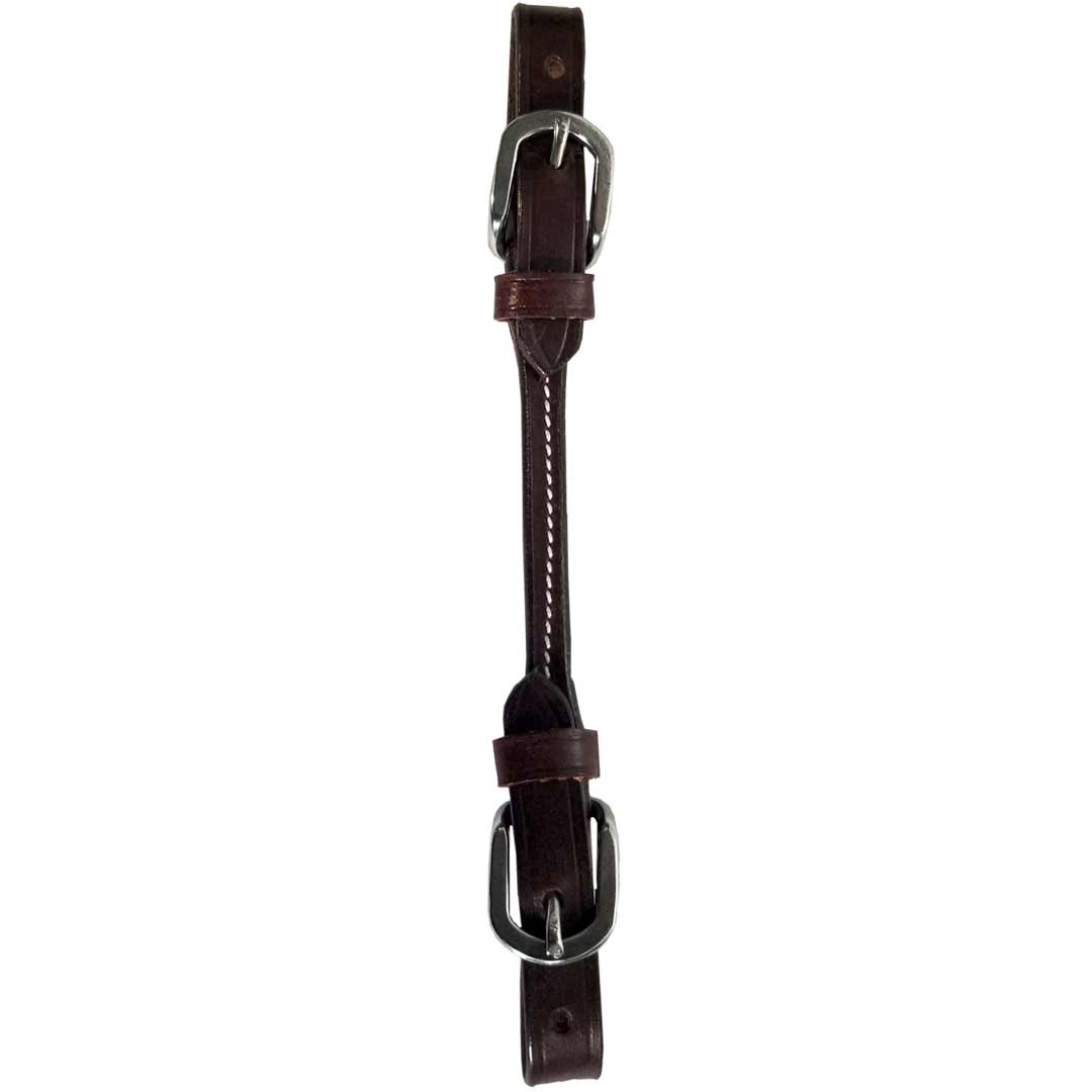 True North Trading Leather Curb Strap