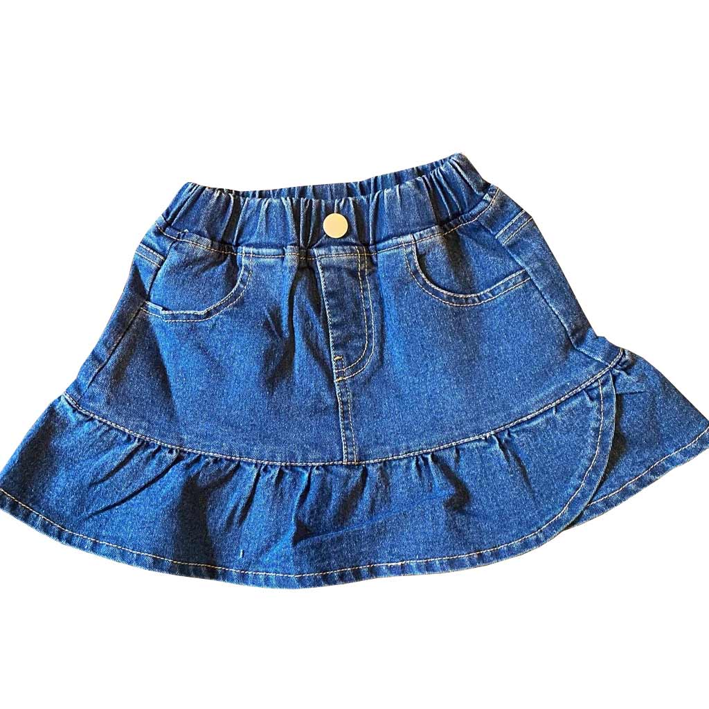 Blue jean clearance skirts for toddlers