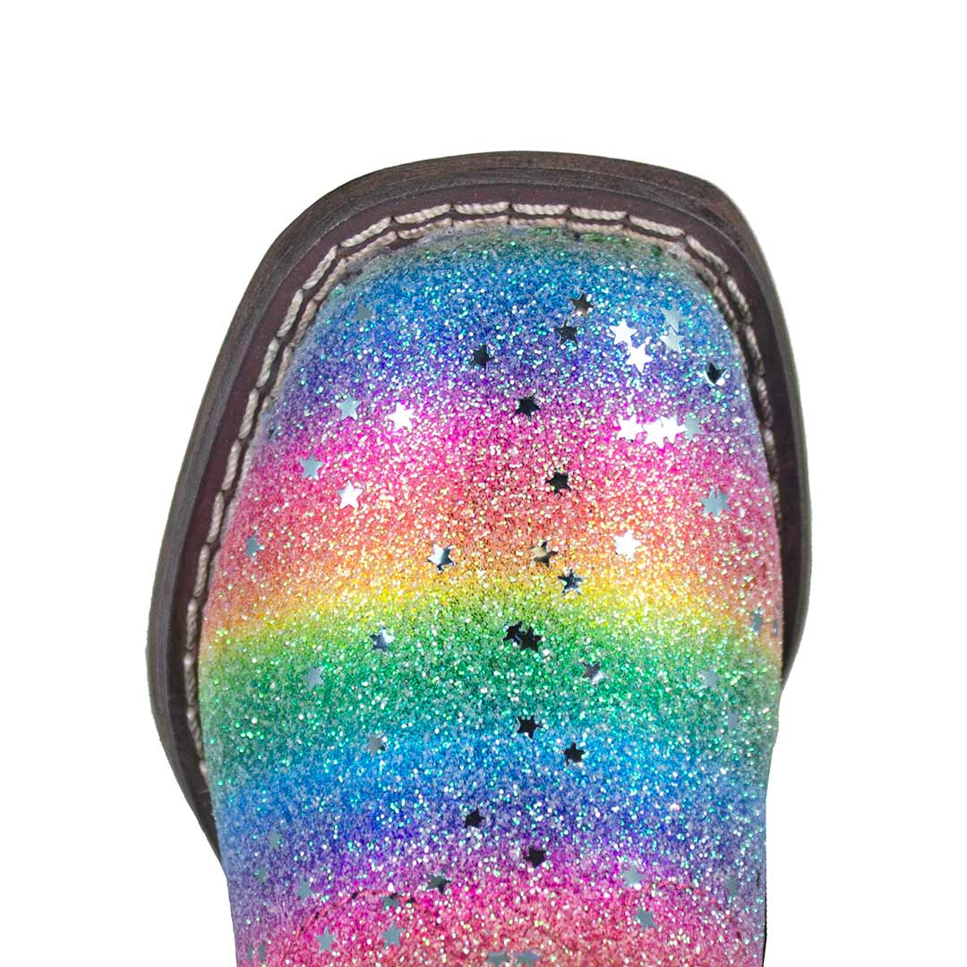 Dr martens 146 rainbow sale glitter 8 lace boot