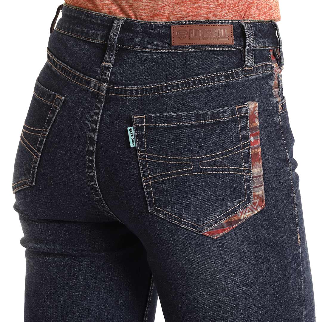 High rise stretch bootcut 2024 jeans