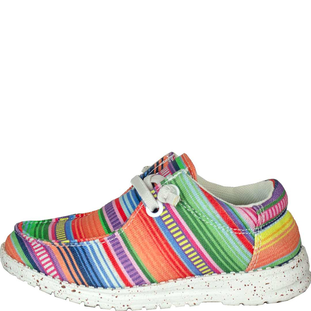 Roper Girls' Serape Print Slip-On Shoes