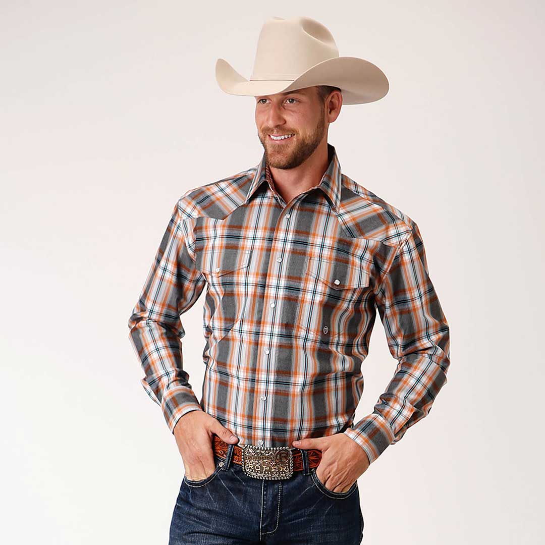 Roper Men's Copper Ridge Plaid Shirt