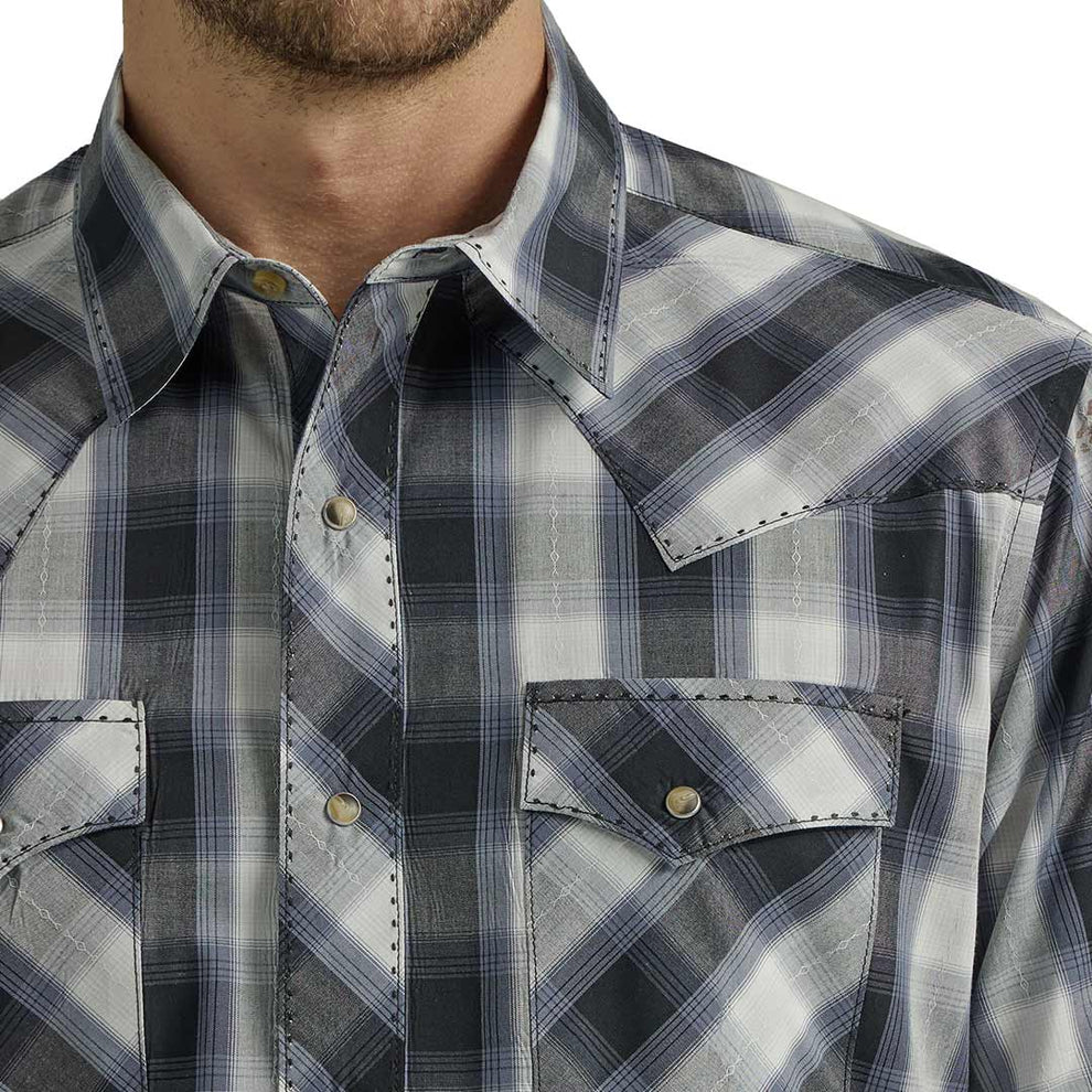 Wrangler Men's Fashion Plaid Snap Shirt