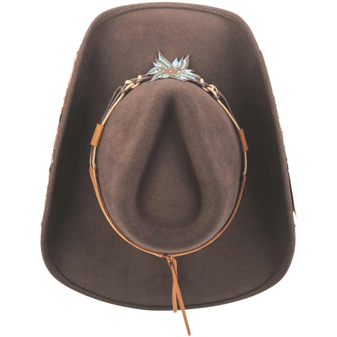 Leather cowboy hats for women online