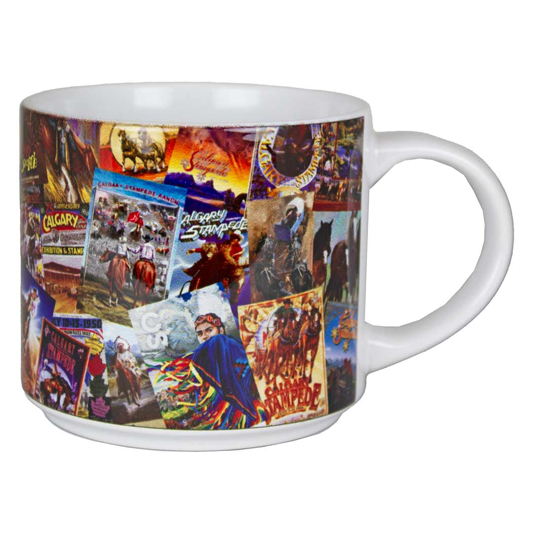 Calgary Stampede Poster Collage Mug