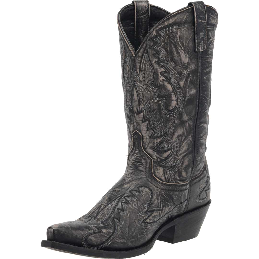 Laredo men's black cowboy on sale boots