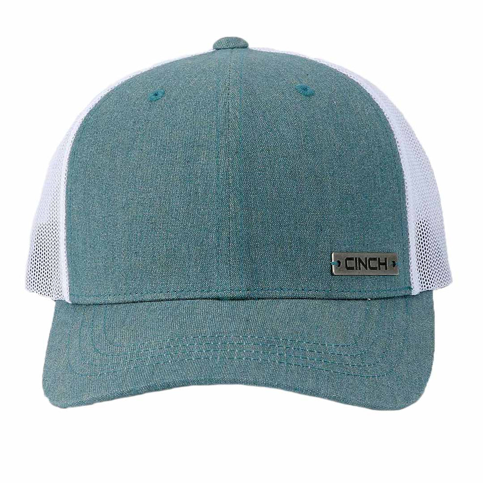 Cinch Men's Metal Bar Logo Snap Back Cap