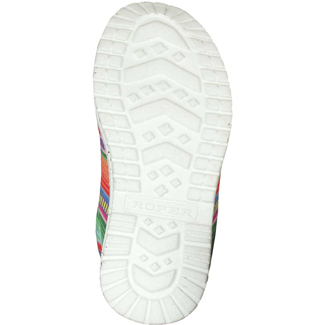 Roper Girls' Serape Print Slip-On Shoes