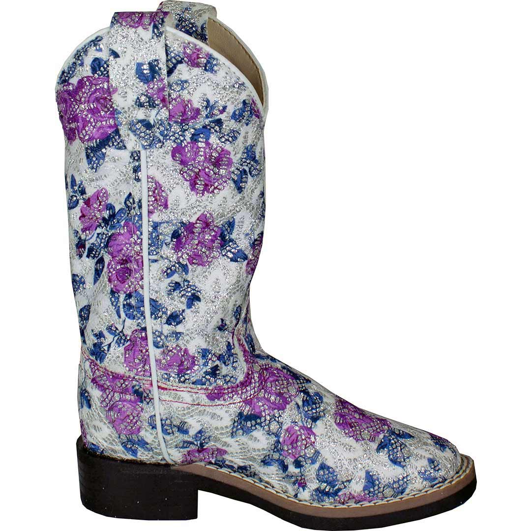 Girls hotsell floral boots