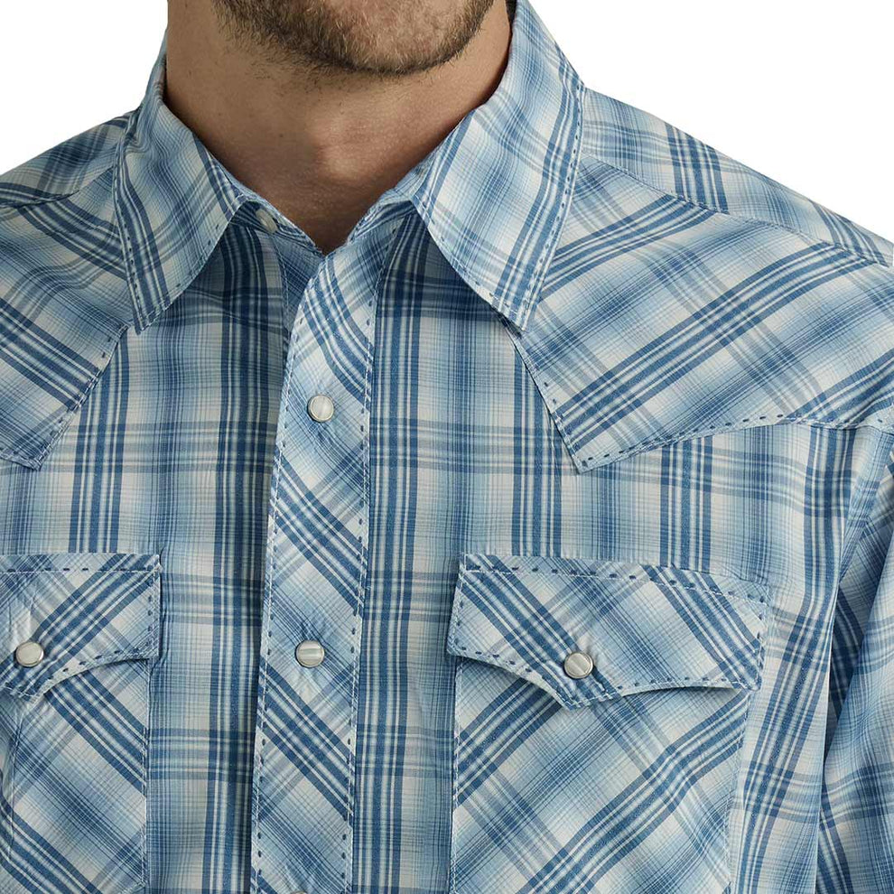 Wrangler Men's Fashion Plaid Snap Shirt