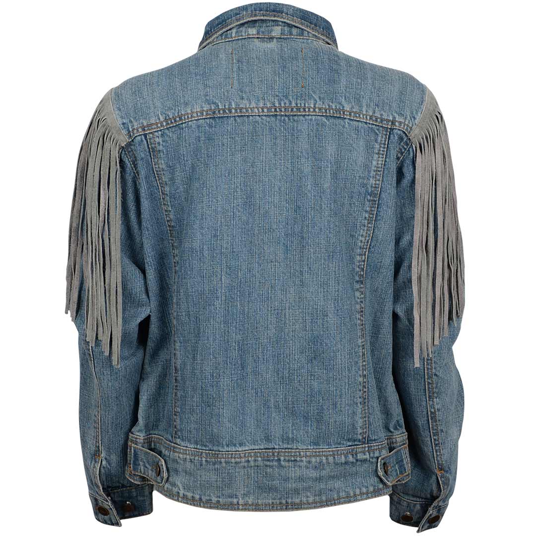 STS Ranchwear Women's Gretchen Cowhide Jean Jacket