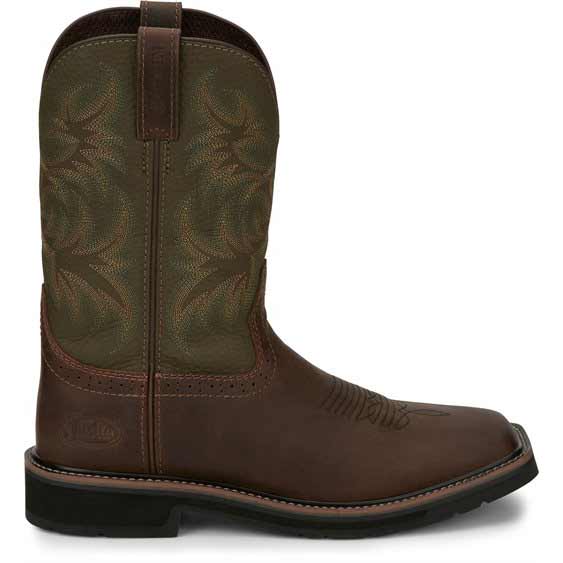 Justin cowboy boots for on sale men