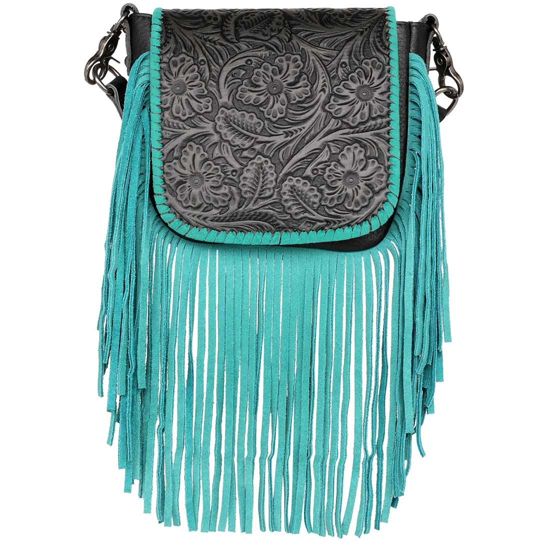 Montana West Tooled Collection Fringe Crossbody Lammle s Lammle s Western Wear