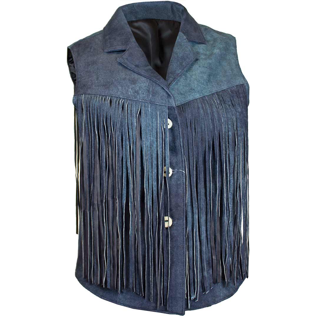 Juan Antonio Women s Fringe Suede Vest