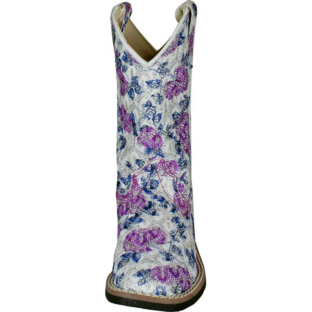 Old West Girls' Floral Bling Cowgirl Boots