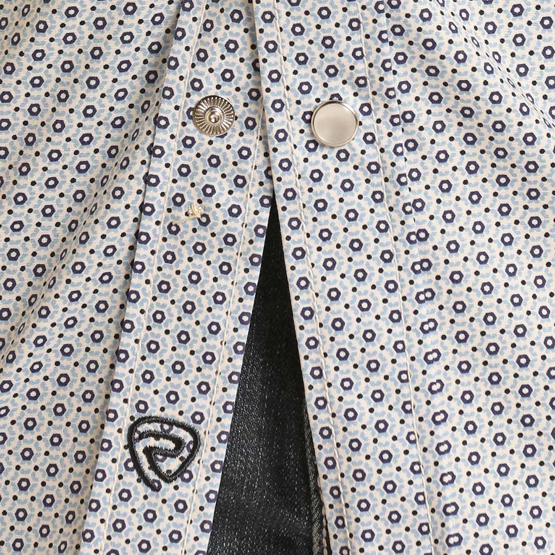 Rock & Roll Cowboy Boys' Geometric Print Snap Shirt