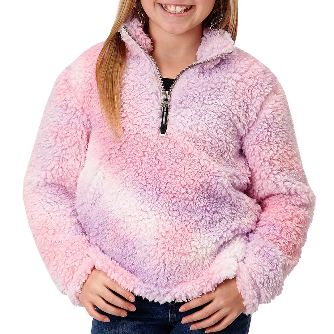 Girls sherpa clearance pullover