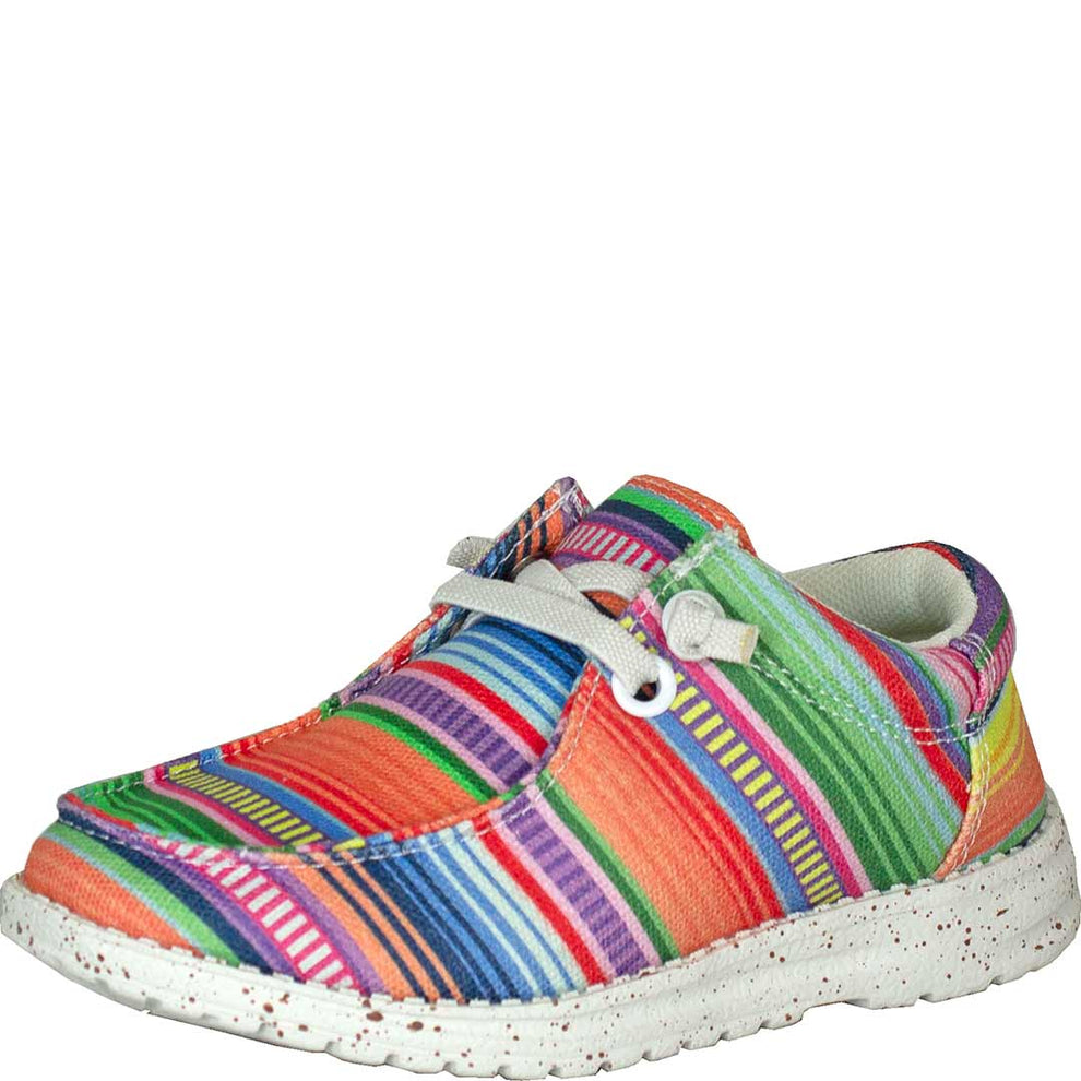 Roper Girls' Serape Print Slip-On Shoes