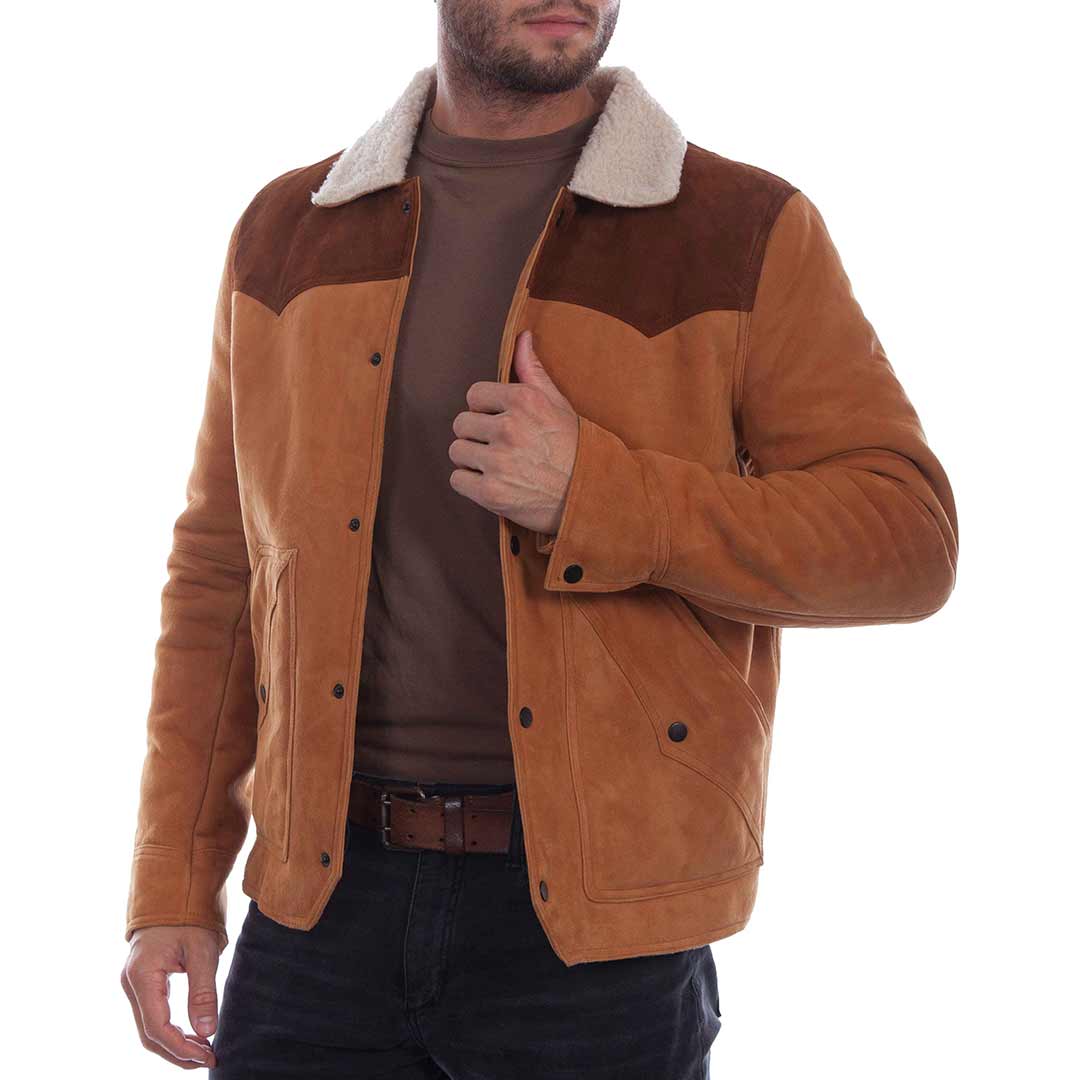 Scully Men's Contrast Yoke Suede Jacket | Lammle's – Lammle's Western Wear