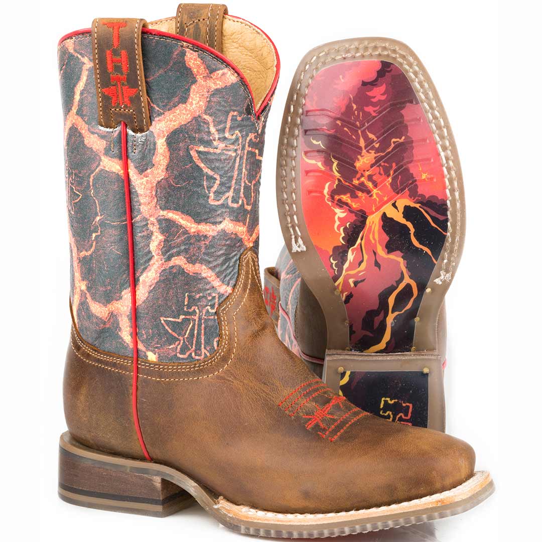 Boys leather outlet cowboy boots