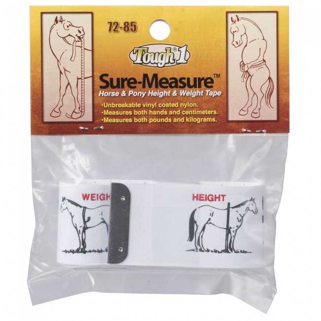 Tough 1 Sure Measure Horse & Pony Height & Weight Tape