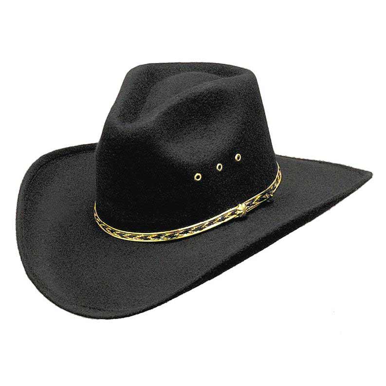 Western Express Pinch Front Faux Felt Hat