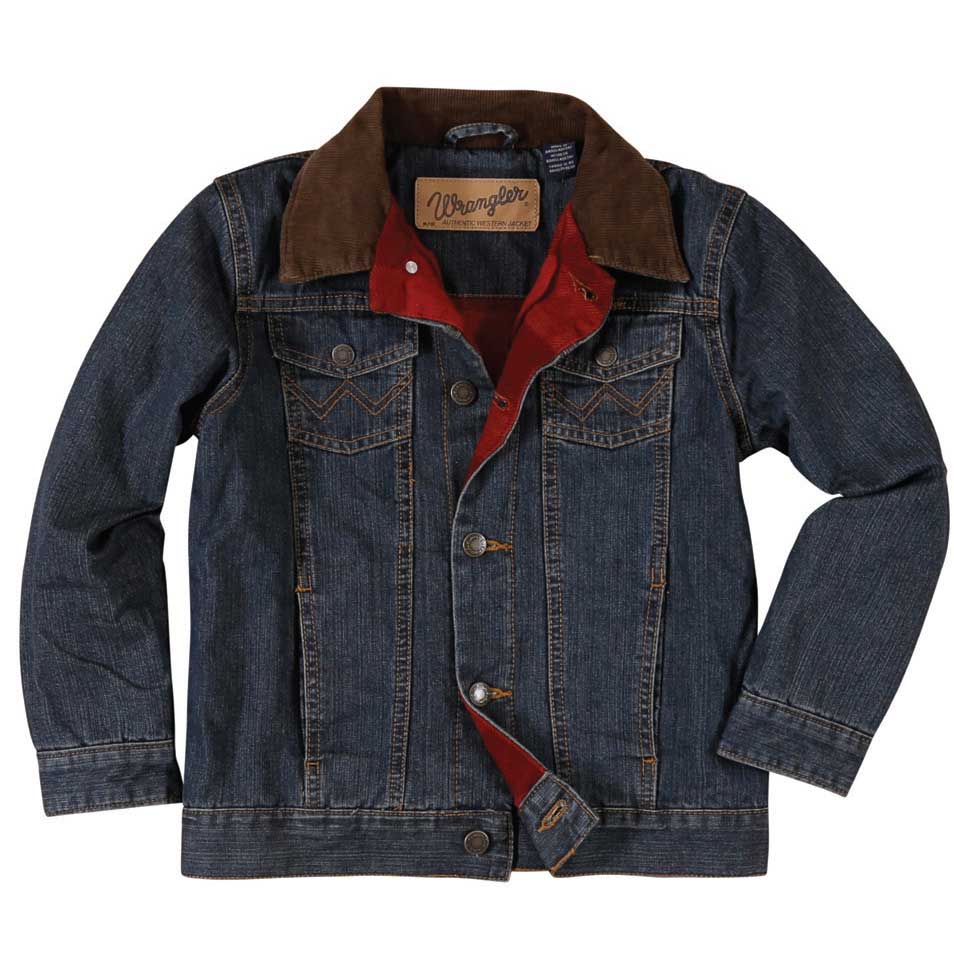 Wrangler Flannel-Lined Denim Jacket